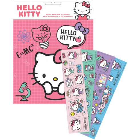 Hello Kitty matricás album 50 db matricával