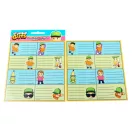 Stumble Guys Race naljepnice za bilježnicu, 16 komada