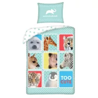 Animal Planet Too Cute posteljina 140×200 cm, 70×90 cm