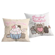 Pusheen Purrfect Valentine párna, díszpárna 40x40 cm