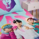 K-pop Démonvadászok Battle kétoldalas ágyneműhuzat 140×200cm, 70x90 cm microfibre