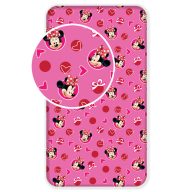 Disney Minnie Hearts gumena plahta 90x200 cm