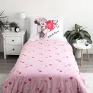 Disney Minnie White navlaka za posteljinu 140×200cm, 70×90 cm