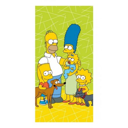 A Simpson család törölköző fürdőlepedő family