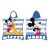 Disney Mickey poncsó törölköző stripe 50x115cm