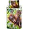 Orangutan Jungle Joy navlaka za posteljinu 140×200cm, 70×90 cm