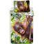 Orangutan Jungle Joy navlaka za posteljinu 140×200cm, 70×90 cm