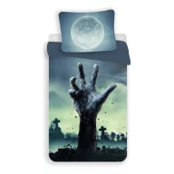   Noć vještica Moon Zombie set posteljine 140x200cm, 70x90 cm mikrofibre