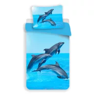 Delfin Trio posteljina 140×200 cm, 70x90 cm mikrofibra