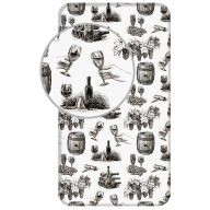 Vino Glass gumena plahta 90x200 cm