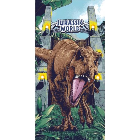 Jurassic World törölköző fürdőlepedő roar