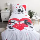 Disney Mickey Love Minnie komplet posteljine 140×200cm, 70×90 cm