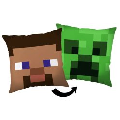 Minecraft párna díszpárna Steve Creeper