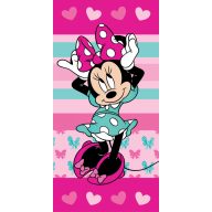   Disney Minnie Hearts kupaonica ručnik, plažni ručnik 70x140cm