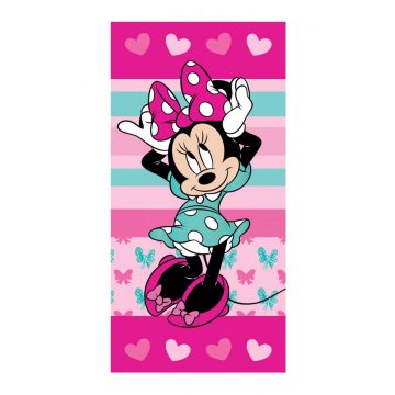 Disney Minnie törölköző fürdőlepedő hearts