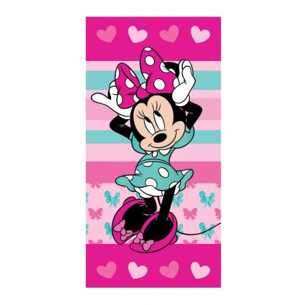 Disney Minnie törölköző fürdőlepedő hearts