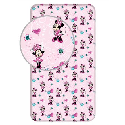 Disney Minnie gumis lepedő flowers 90x200cm