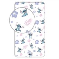 Disney Lilo i Stitch White gumirana plahta 90x200 cm