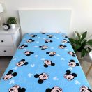 Disney Mickey Funny Head gumena plahta 90x200 cm