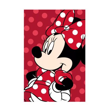 Disney Minnie polár takaró red 100x150cm (microflanel)