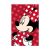 Disney Minnie polár takaró red 100x150cm (microflanel)