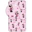 Disney Minnie Pretty in Pink podmetač s gumom 90x200 cm