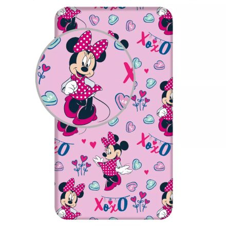 Disney Minnie gumis lepedő xoxo 90x200cm