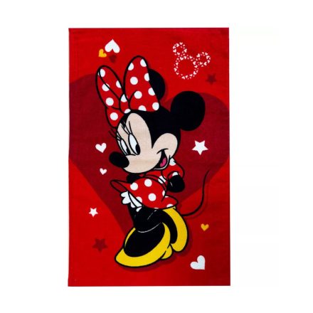 Disney Minnie kéztörlő törölköző, piros 30x50 cm