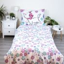 Disney Marie Floral posteljina 140×200cm, 70×90 cm