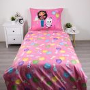 Gabina kućica za lutke Rainbow Party posteljina 140x200cm, 70x90 cm mikrofibra