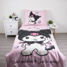 Hello Kitty Kuromi Be Yourself Posteljina set 140×200cm, 70×90 cm