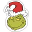 A Grincs Smile formapárna, díszpárna 36x29 cm