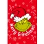 A Grincs Merry Grinchmas mikroflanel takaró 100x150cm