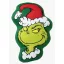 A Grincs Green Smile formapárna, díszpárna 36x23 cm