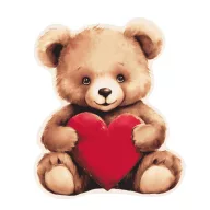 Macis Heart formapárna, díszpárna 39x33 cm