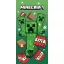Minecraft TNT Creepers fürdőlepedő, strand törölköző 70x140cm (Fast Dry)
