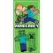 Minecraft Walking fürdőlepedő, strand törölköző 70x140cm (Fast Dry)