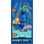 Minecraft Underwater fürdőlepedő, strand törölköző 70x140cm (Fast Dry)