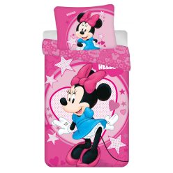   Disney Minnie Hello ágyneműhuzat 140x200cm 70x90cm microfibre