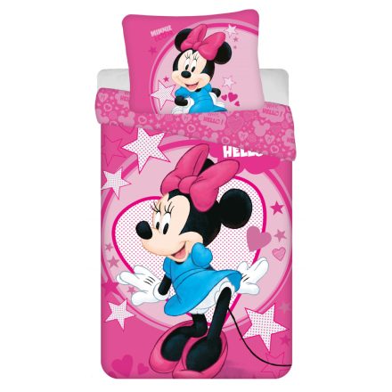 Disney Minnie Hello ágyneműhuzat 140x200cm 70x90cm microfibre