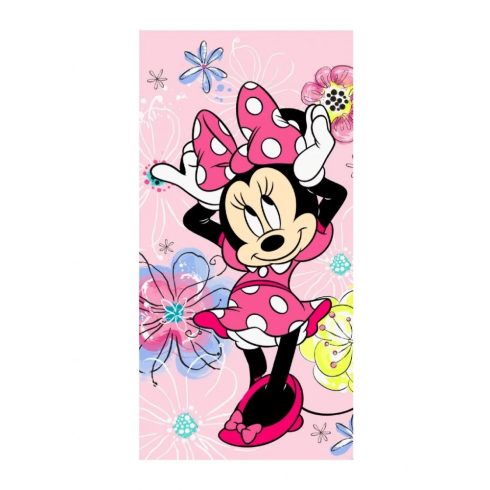 Disney Minnie törölköző fürdőlepedő virág