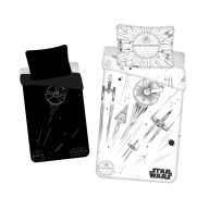   Star Wars Death Star Posteljina koja svijetli u mraku 140x200cm, 70x90cm