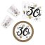 Sretan rođendan Milestone Sretna Rođendan 30 party set 36 komada s tanjurom od 23 cm