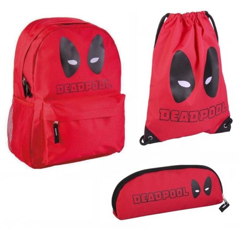 Deadpool táska tornazsák és tolltartó szett