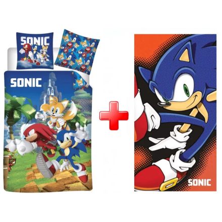 Sonic a sündisznó Dreams ágyneműhuzat és törölköző szett