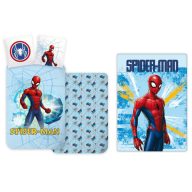   Spider-Man Light Blue dječji set posteljine i pokrivača za vrtić