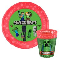 Minecraft Party mikro premium plastični set