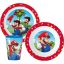 Super Mario Mushroom Kingdom set posuđa, mikro plastični set, sa čašom od 260 ml