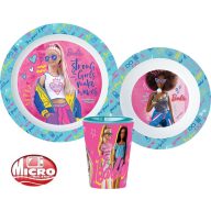   Barbie Stylish set posuđa, micro plastični set, čaša 260 ml