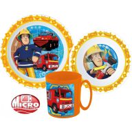   atrogasac Sam Rescue Mission set posuđa, mikro plastični set s šalicom 350 ml